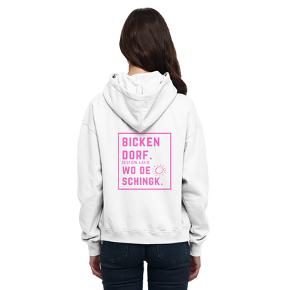 Wo de Sonn schingk - Bickendorf Druck Rücken - Basic Unisex Hoodie