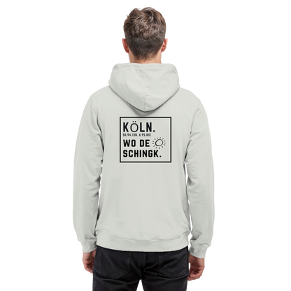 Wo de Sonn schingk - Köln Druck Rücken  - Basic Unisex Hoodie