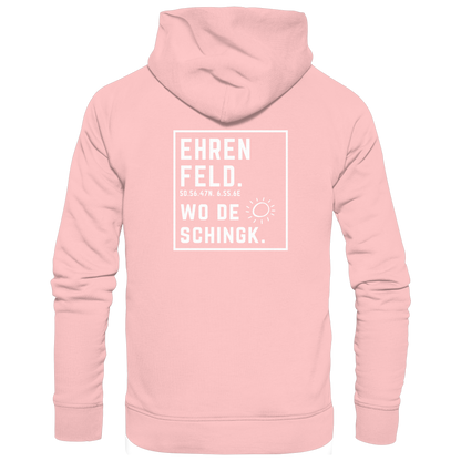 Wo de Sonn schingk - Ehrenfeld Druck Rücken  - Basic Unisex Hoodie
