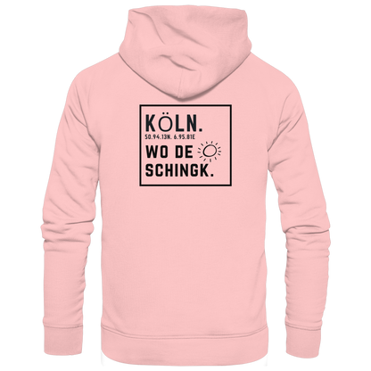 Wo de Sonn schingk - Köln Druck Rücken  - Basic Unisex Hoodie