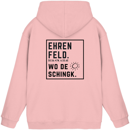 Wo de Sonn schingk - Ehrenfeld Druck Rücken - Basic Unisex Hoodie