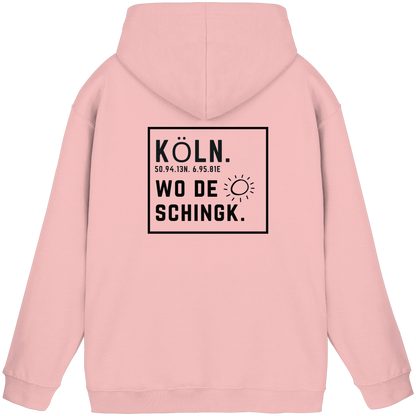Wo de Sonn schingk - Köln Druck Rücken  - Basic Unisex Hoodie