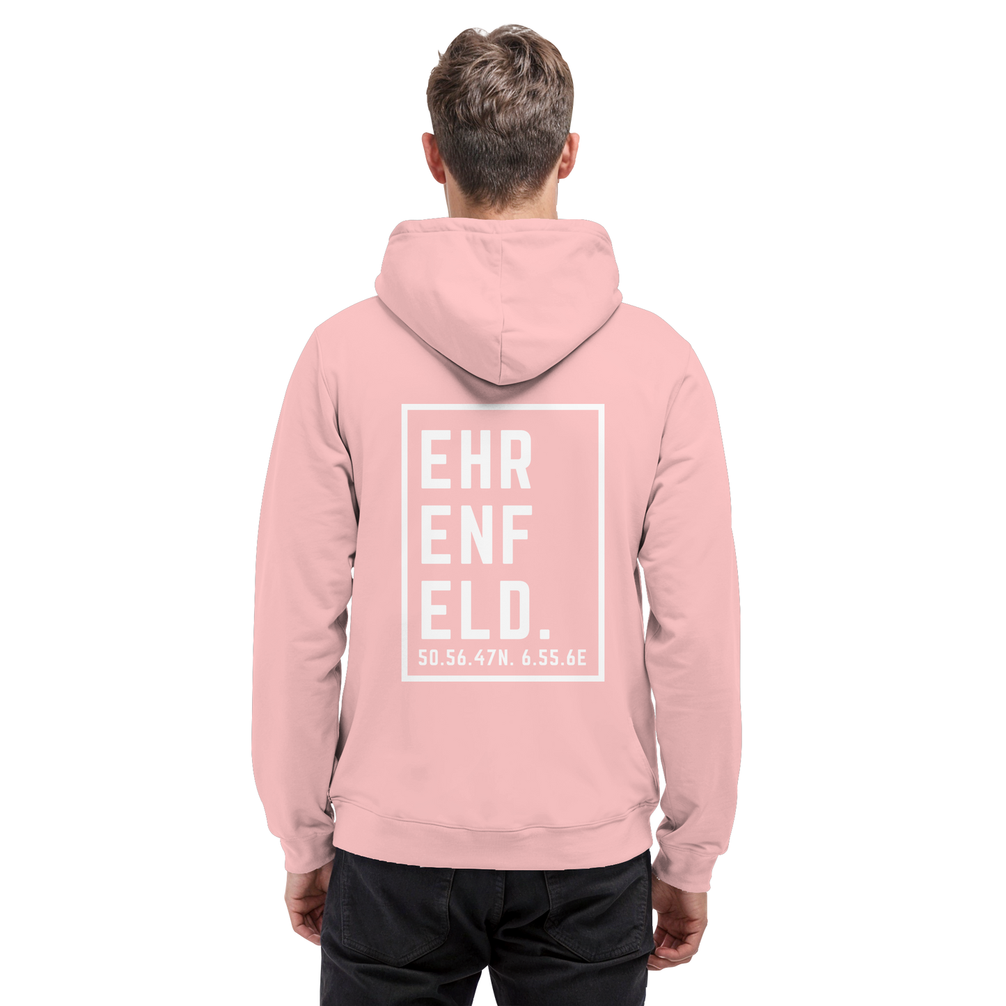 Ehrenfeld Koordinaten (großer Druck auf dem Rücken) - Basic Unisex Hoodie