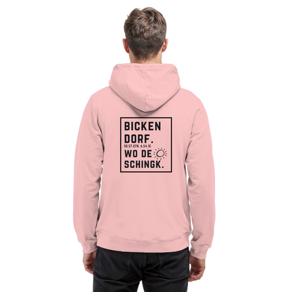 Wo de Sonn schingk - Bickendorf Druck Rücken - Basic Unisex Hoodie