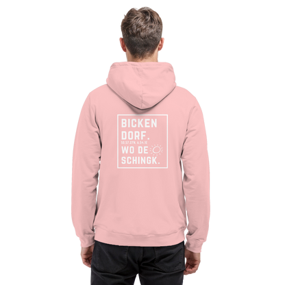Wo de Sonn schingk - Bickendorf Druck Rücken - Basic Unisex Hoodie