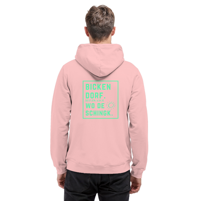 Wo de Sonn schingk - Bickendorf Druck Rücken - Basic Unisex Hoodie