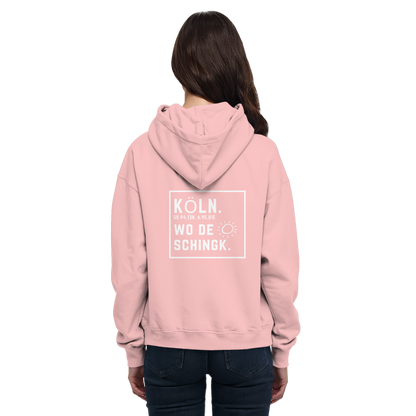 Wo de Sonn schingk - Köln Druck Rücken  - Basic Unisex Hoodie