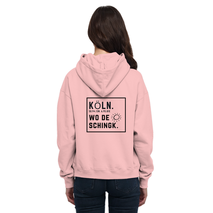 Wo de Sonn schingk - Köln Druck Rücken  - Basic Unisex Hoodie