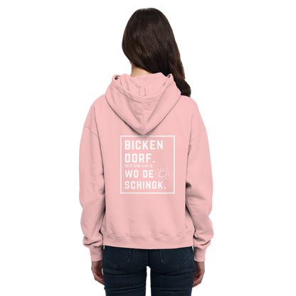 Wo de Sonn schingk - Bickendorf Druck Rücken - Basic Unisex Hoodie