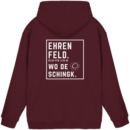 Wo de Sonn schingk - Ehrenfeld Druck Rücken  - Basic Unisex Hoodie