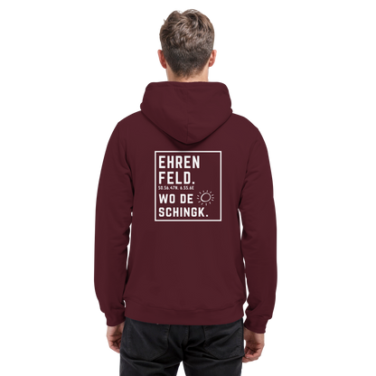 Wo de Sonn schingk - Ehrenfeld Druck Rücken  - Basic Unisex Hoodie