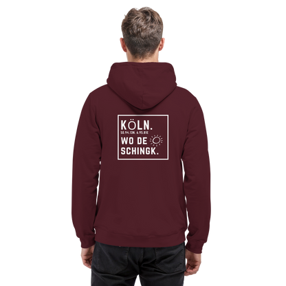 Wo de Sonn schingk - Köln Druck Rücken  - Basic Unisex Hoodie
