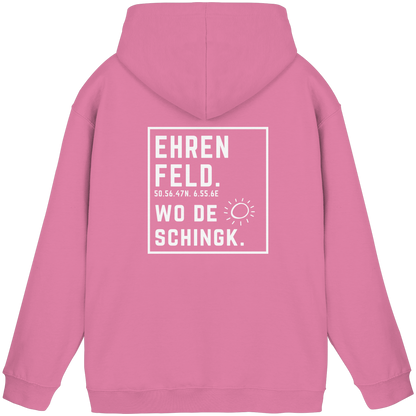 Wo de Sonn schingk - Ehrenfeld Druck Rücken  - Basic Unisex Hoodie