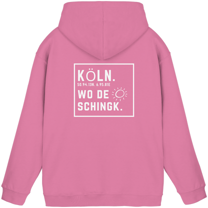 Wo de Sonn schingk - Köln Druck Rücken  - Basic Unisex Hoodie