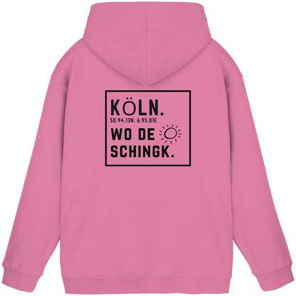 Wo de Sonn schingk - Köln Druck Rücken  - Basic Unisex Hoodie