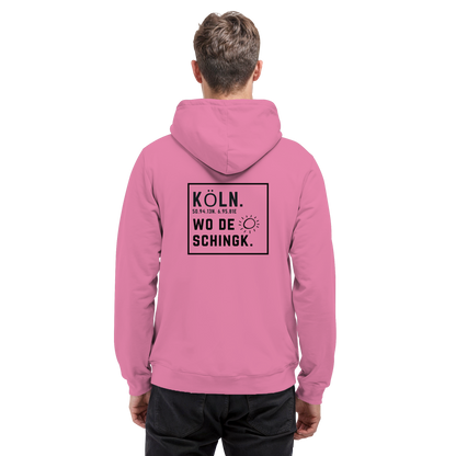 Wo de Sonn schingk - Köln Druck Rücken  - Basic Unisex Hoodie