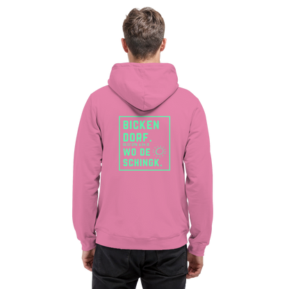 Wo de Sonn schingk - Bickendorf Druck Rücken - Basic Unisex Hoodie