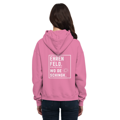 Wo de Sonn schingk - Ehrenfeld Druck Rücken  - Basic Unisex Hoodie