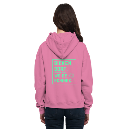 Wo de Sonn schingk - Bickendorf Druck Rücken - Basic Unisex Hoodie