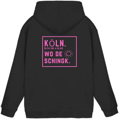 Wo de Sonn schingk - Köln Druck Rücken - Basic Unisex Hoodie