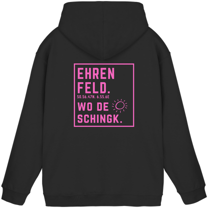 Wo de Sonn schingk - Ehrenfeld Druck Rücken  - Basic Unisex Hoodie