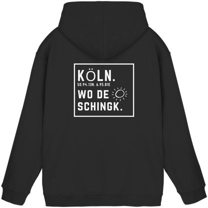 Wo de Sonn schingk - Köln Druck Rücken  - Basic Unisex Hoodie