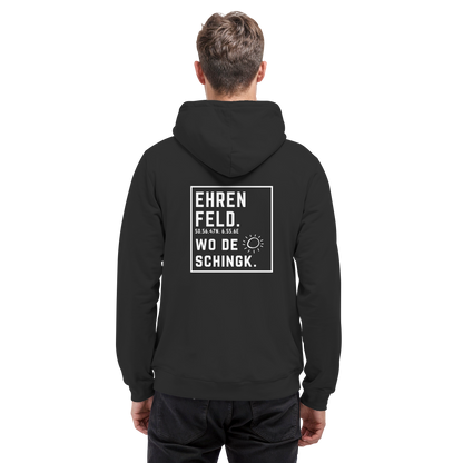 Wo de Sonn schingk - Ehrenfeld Druck Rücken  - Basic Unisex Hoodie
