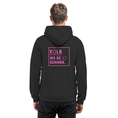 Wo de Sonn schingk - Köln Druck Rücken - Basic Unisex Hoodie