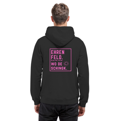 Wo de Sonn schingk - Ehrenfeld Druck Rücken  - Basic Unisex Hoodie