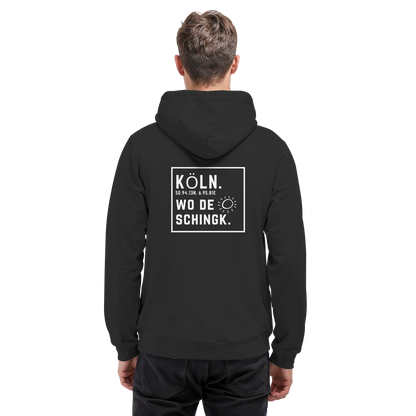 Wo de Sonn schingk - Köln Druck Rücken  - Basic Unisex Hoodie