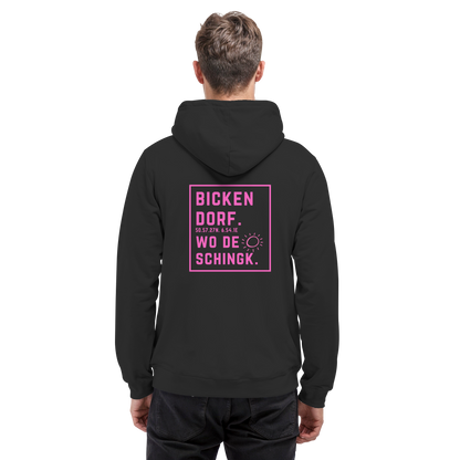 Wo de Sonn schingk - Bickendorf Druck Rücken - Basic Unisex Hoodie