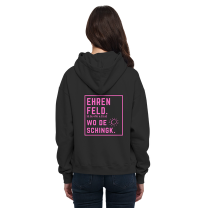 Wo de Sonn schingk - Ehrenfeld Druck Rücken  - Basic Unisex Hoodie