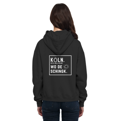 Wo de Sonn schingk - Köln Druck Rücken  - Basic Unisex Hoodie