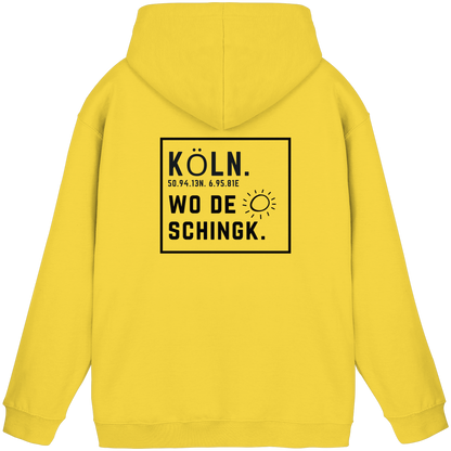 Wo de Sonn schingk - Köln Druck Rücken  - Basic Unisex Hoodie