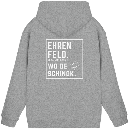 Wo de Sonn schingk - Ehrenfeld Druck Rücken  - Basic Unisex Hoodie