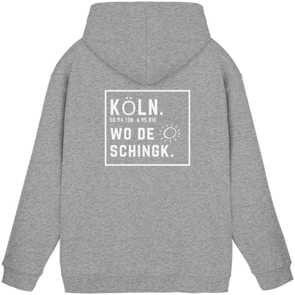 Wo de Sonn schingk - Köln Druck Rücken  - Basic Unisex Hoodie