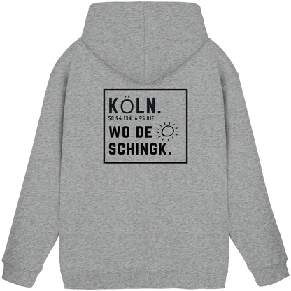 Wo de Sonn schingk - Köln Druck Rücken  - Basic Unisex Hoodie