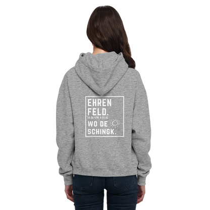Wo de Sonn schingk - Ehrenfeld Druck Rücken  - Basic Unisex Hoodie