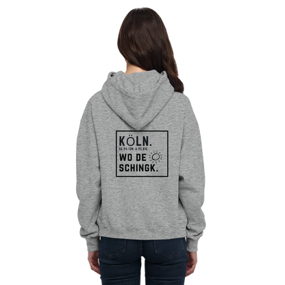 Wo de Sonn schingk - Köln Druck Rücken  - Basic Unisex Hoodie