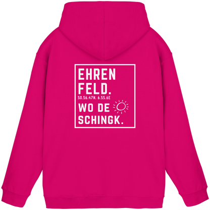 Wo de Sonn schingk - Ehrenfeld Druck Rücken  - Basic Unisex Hoodie