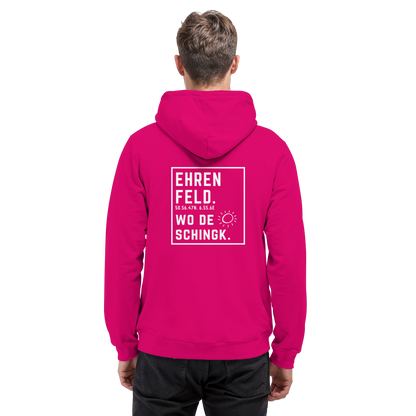 Wo de Sonn schingk - Ehrenfeld Druck Rücken  - Basic Unisex Hoodie