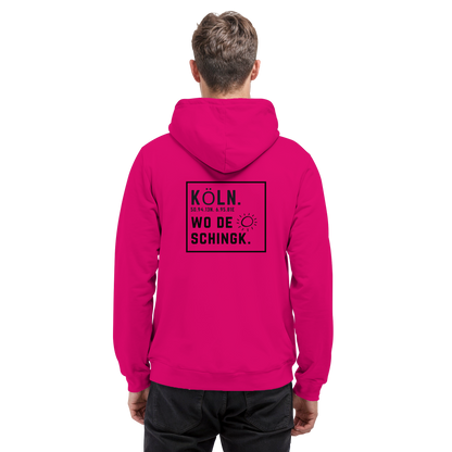 Wo de Sonn schingk - Köln Druck Rücken  - Basic Unisex Hoodie