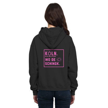 Wo de Sonn schingk - Köln Druck Rücken - Basic Unisex Hoodie