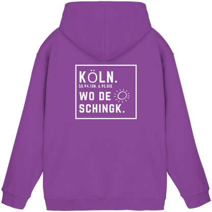Wo de Sonn schingk - Köln Druck Rücken  - Basic Unisex Hoodie