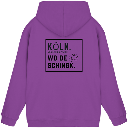 Wo de Sonn schingk - Köln Druck Rücken  - Basic Unisex Hoodie