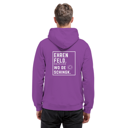 Wo de Sonn schingk - Ehrenfeld Druck Rücken  - Basic Unisex Hoodie