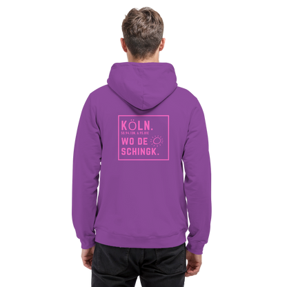 Wo de Sonn schingk - Köln Druck Rücken - Basic Unisex Hoodie
