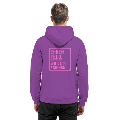 Wo de Sonn schingk - Ehrenfeld Druck Rücken  - Basic Unisex Hoodie