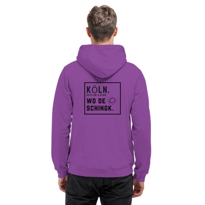 Wo de Sonn schingk - Köln Druck Rücken  - Basic Unisex Hoodie