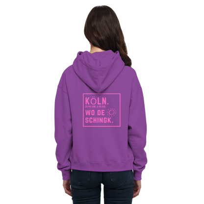 Wo de Sonn schingk - Köln Druck Rücken - Basic Unisex Hoodie